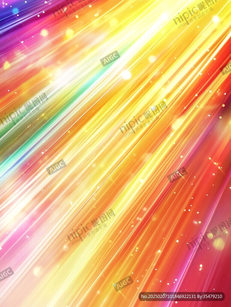 七彩绚丽渐变条纹