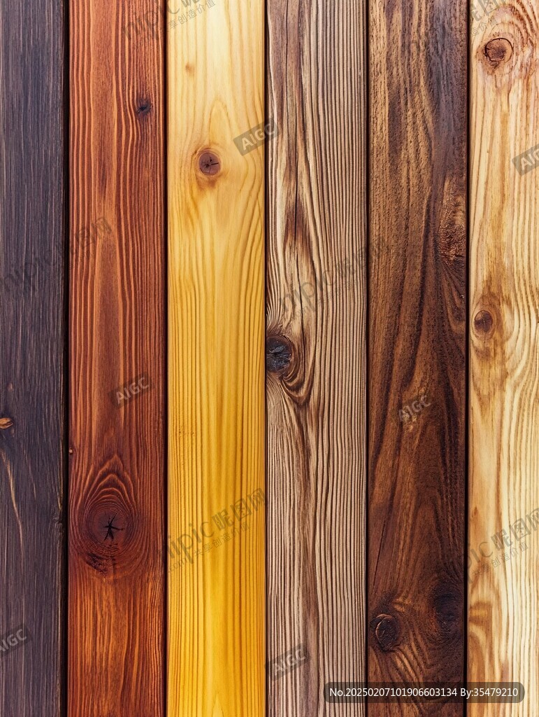 多种颜色木板木材