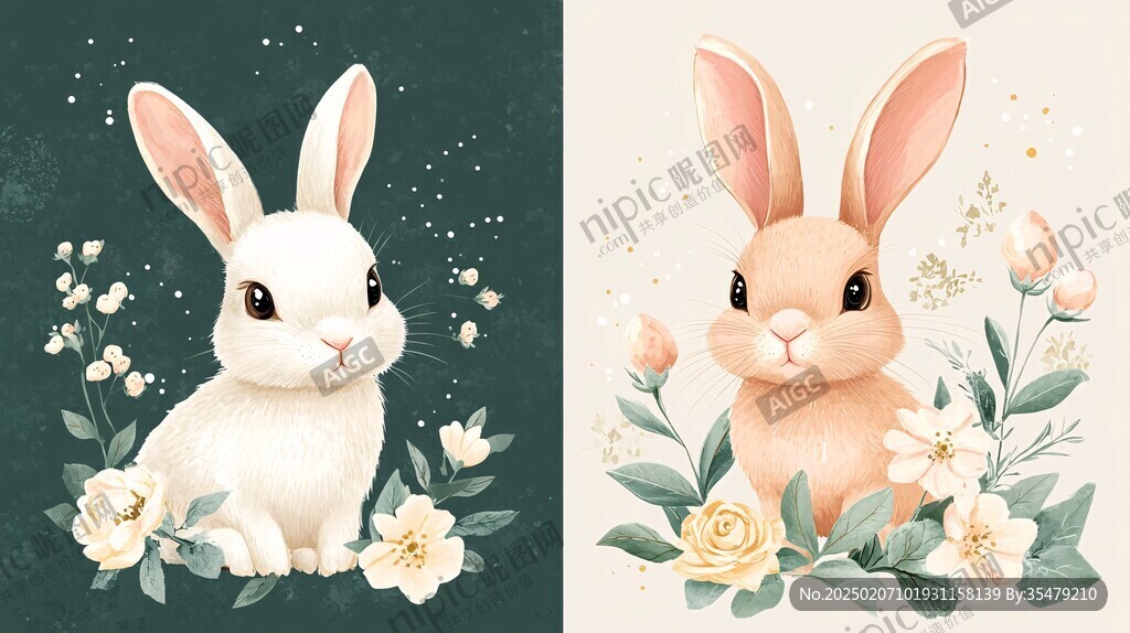 兔年插画合集