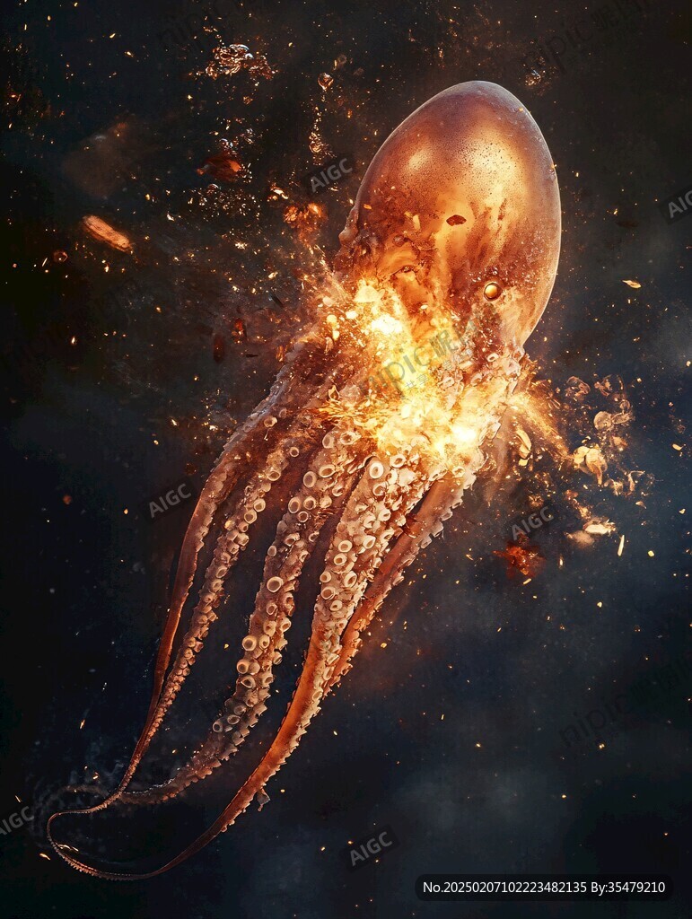 海洋生物梦幻水母