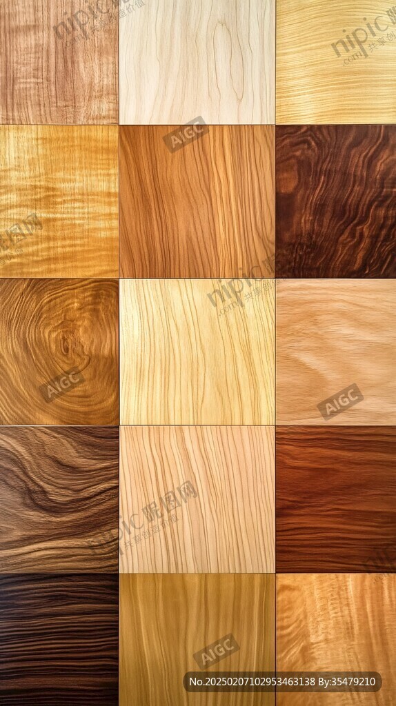 多种颜色木板木材