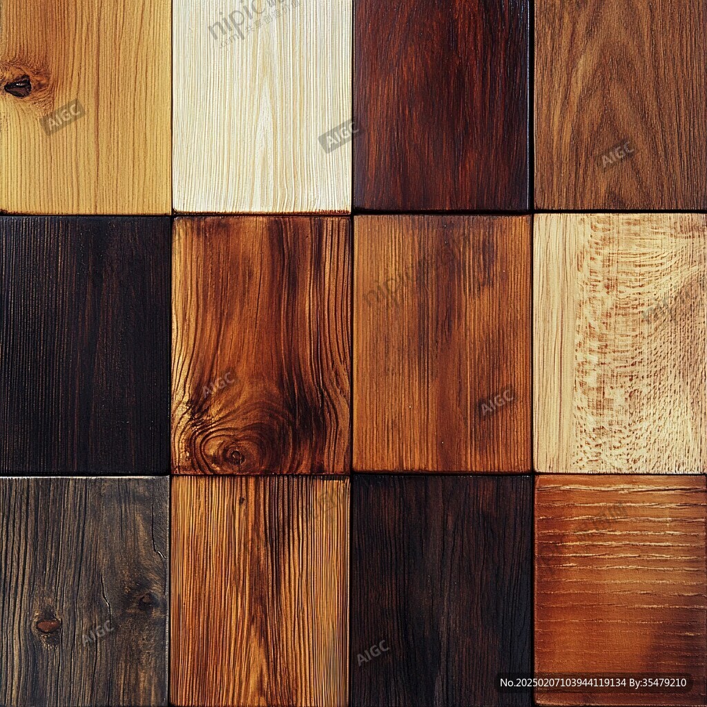 多种颜色木板木材