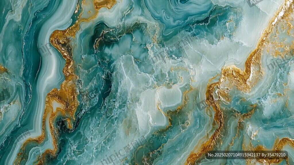 流体大理石金色素材