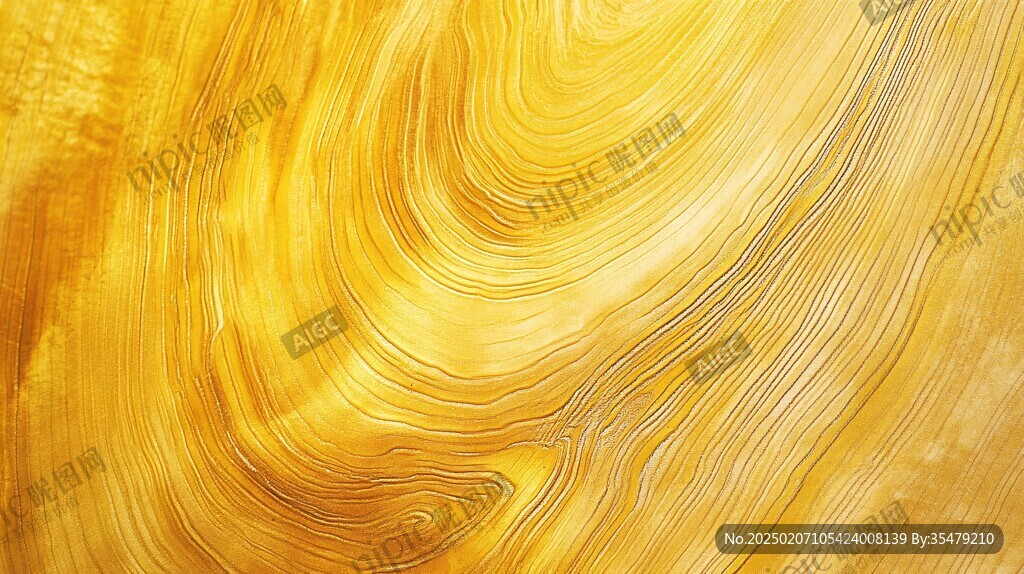 金色抽象流体纹理背景