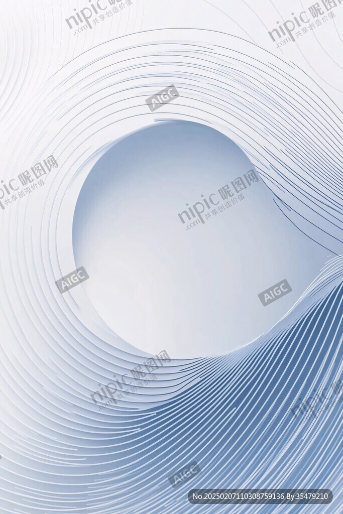 简洁大气拼色曲线纹理