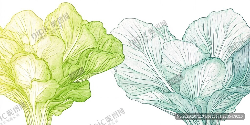 青菜手绘