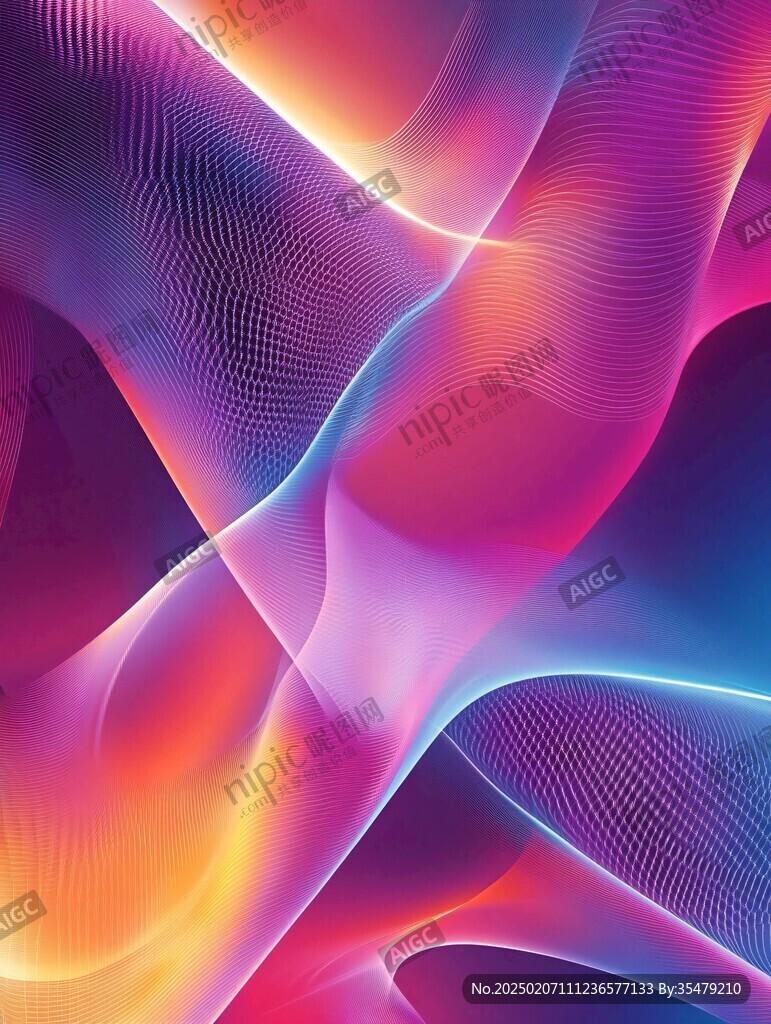 立体感酷炫渐变背景