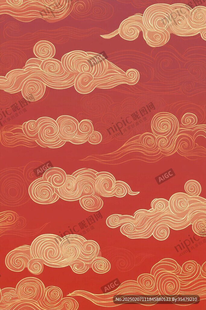 宋代云图高端云纹装饰