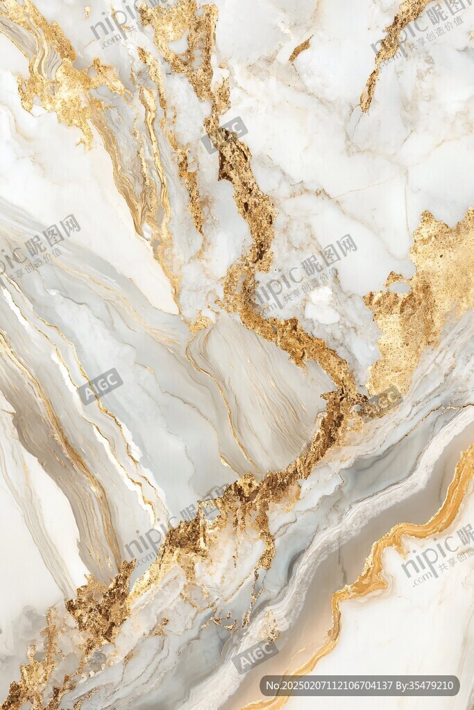 流体大理石金色素材