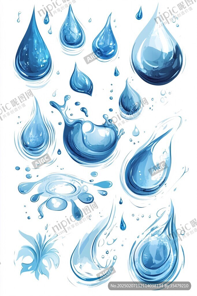 q版水滴