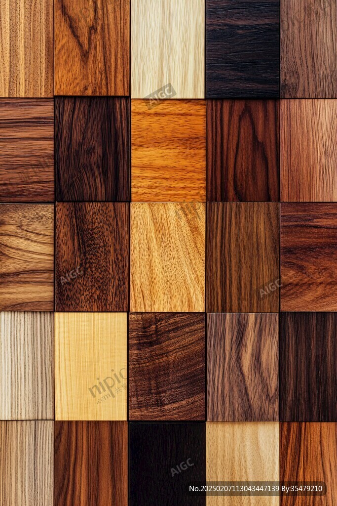 多种颜色木板木材