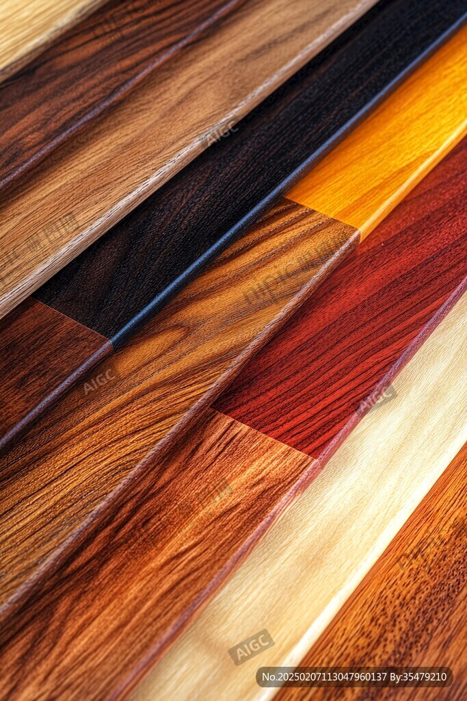 多种颜色木板木材