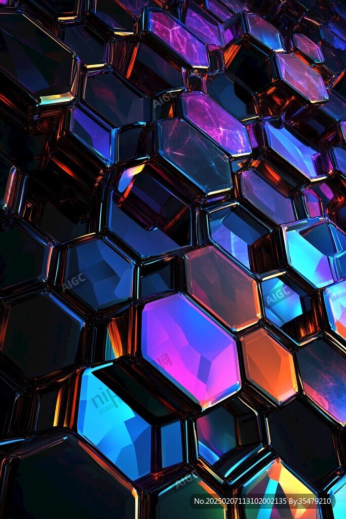 前卫风格立体感背景