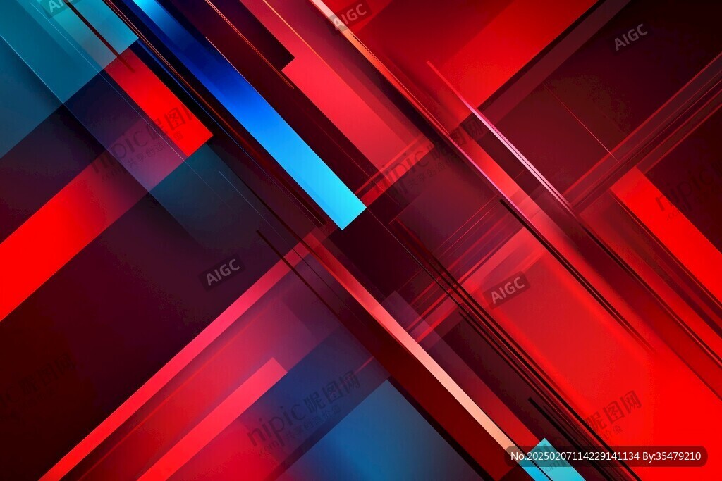 高红蓝色企业背景