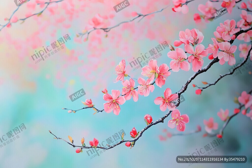 唯美桃花高清壁纸