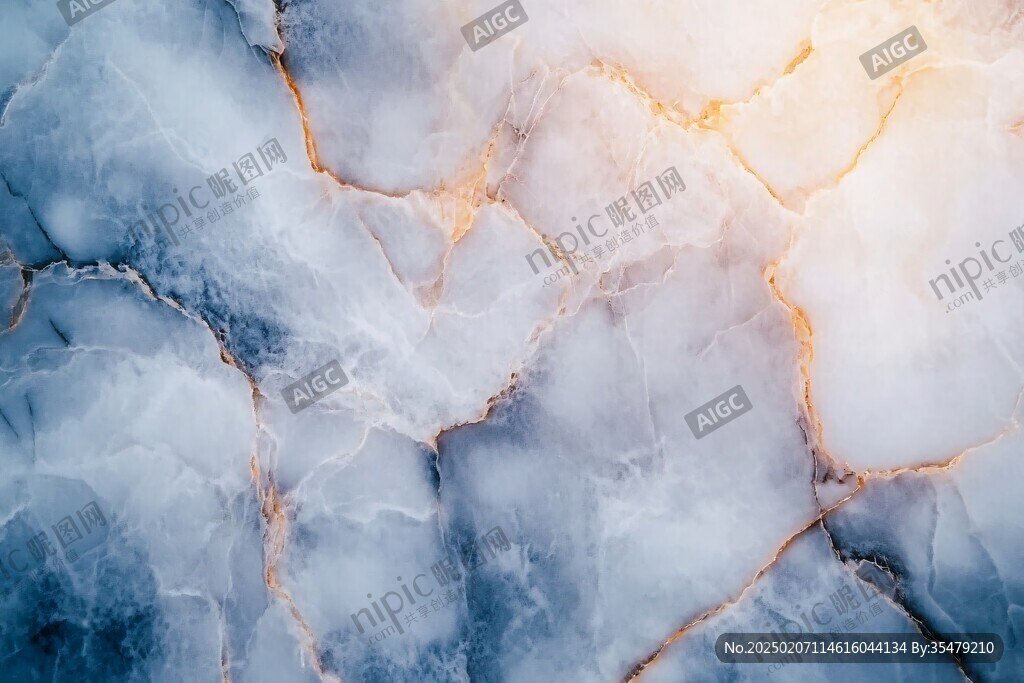 蓝色玛瑙石艺术背景