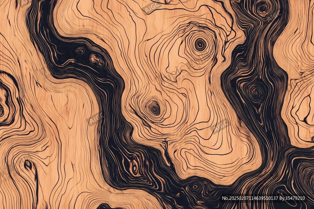 金色抽象流体纹理背景