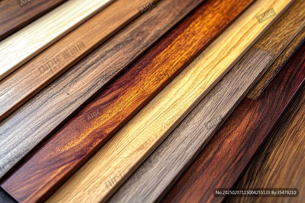 多种颜色木板木材