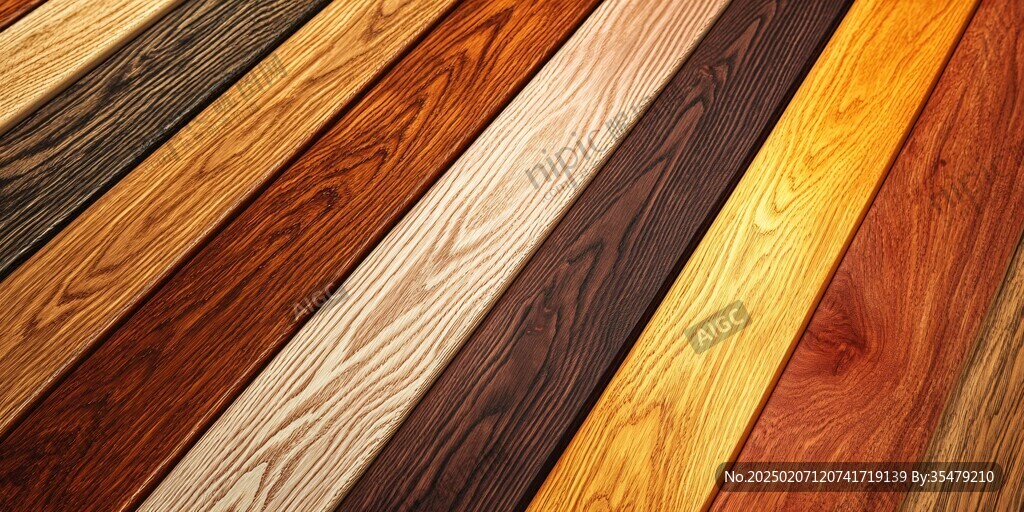 多种颜色木板木材