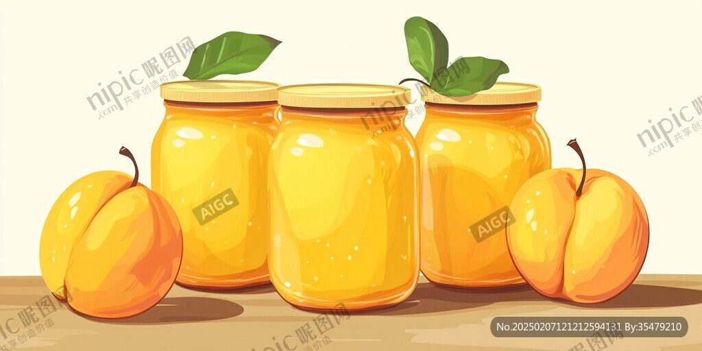枇杷秋梨膏插画