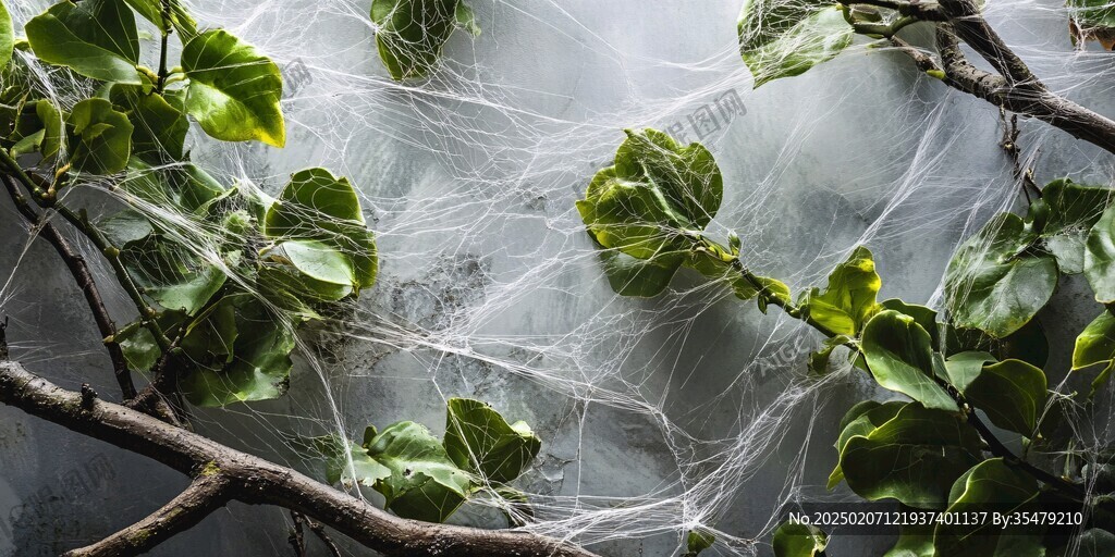 热带雨林蜘蛛网