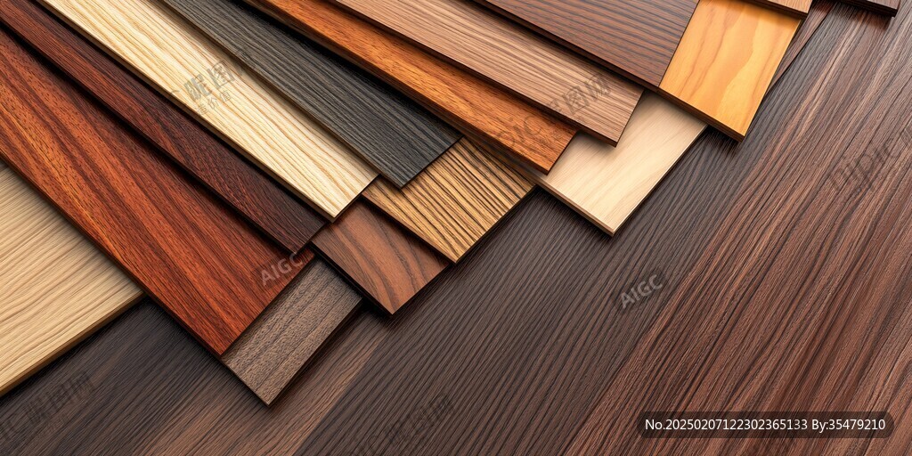 多种颜色木板木材