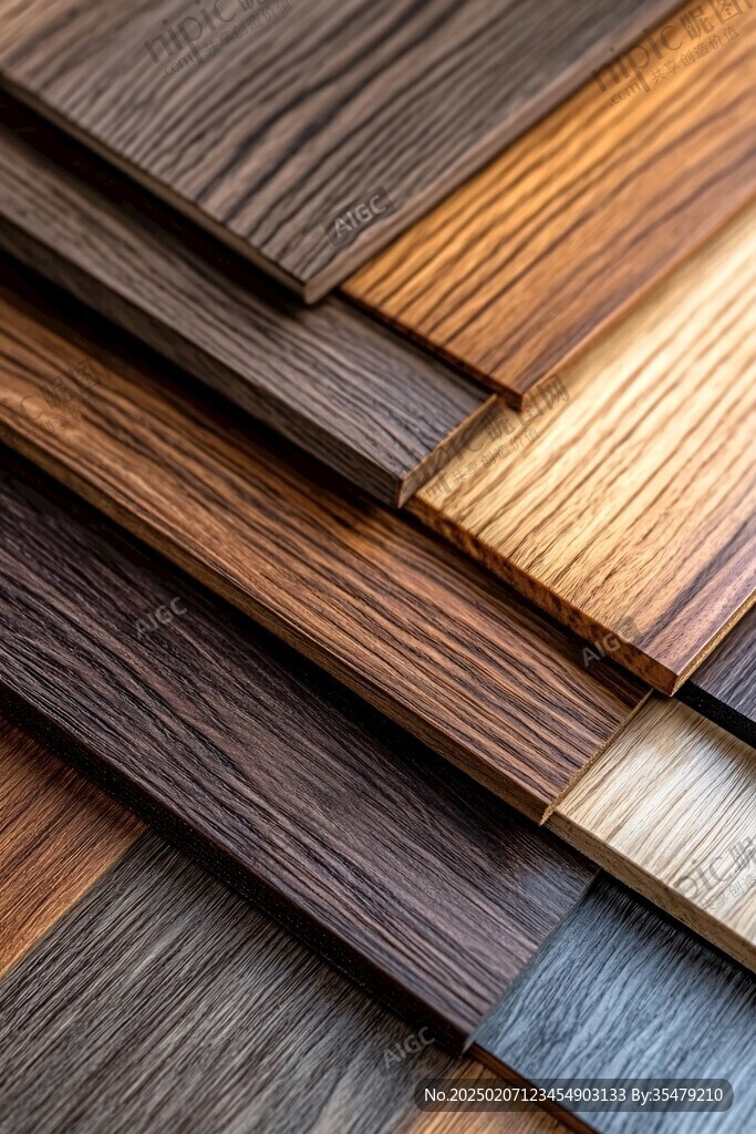 多种颜色木板木材