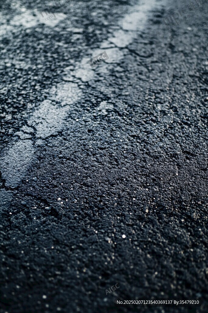 路面雨点