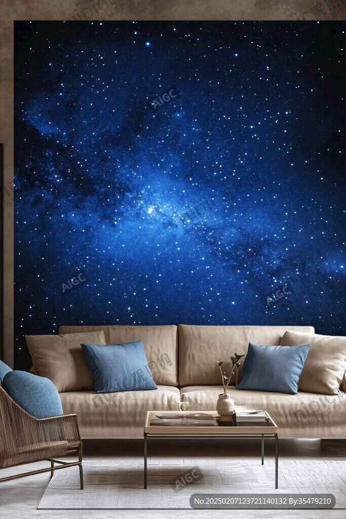 宇宙银河系背景墙