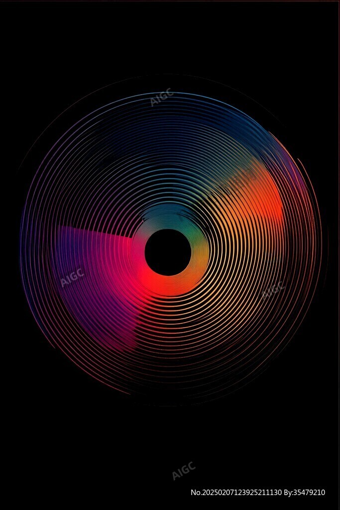 炫彩渐变大盘形象