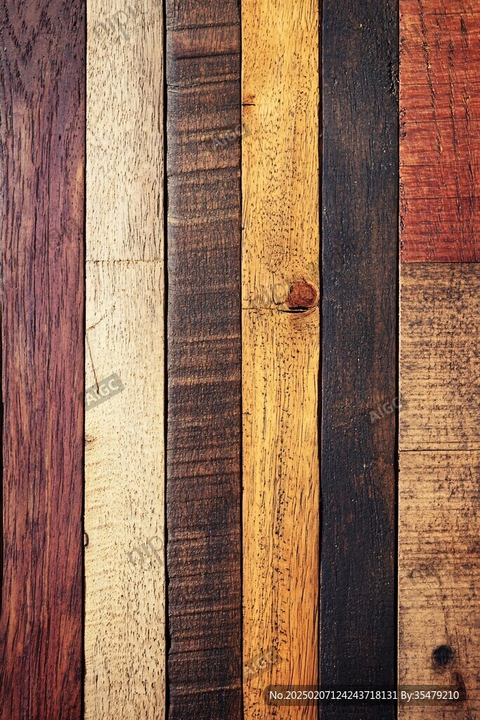 多种颜色木板木材