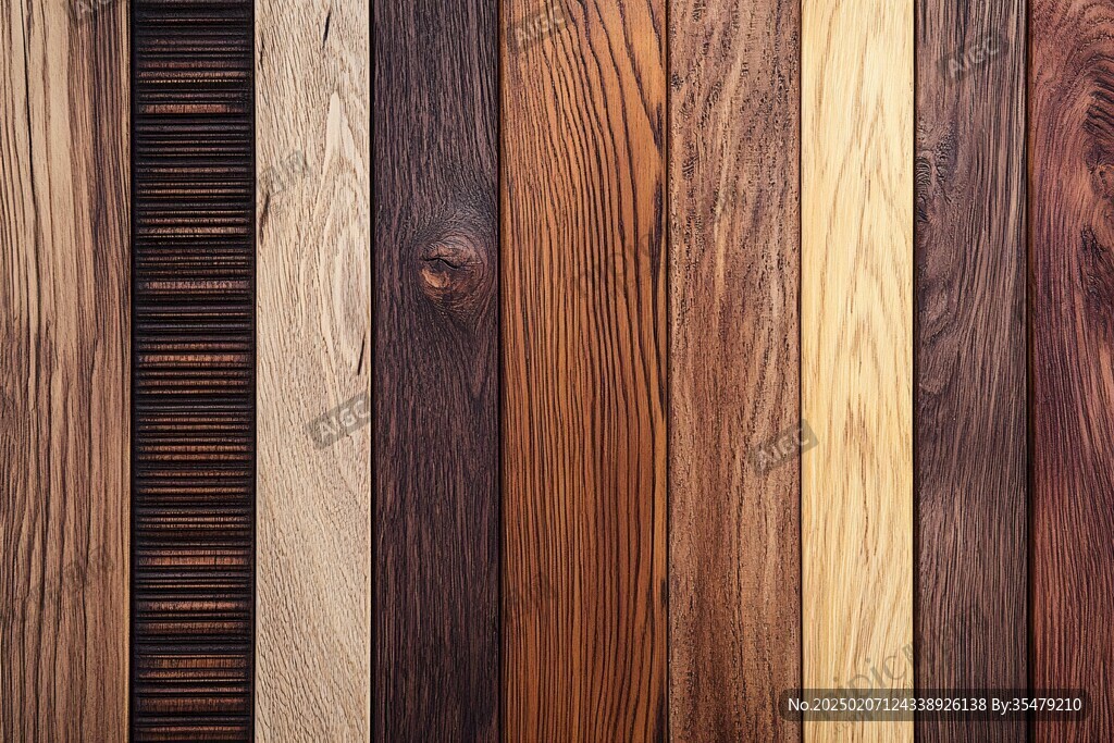 多种颜色木板木材