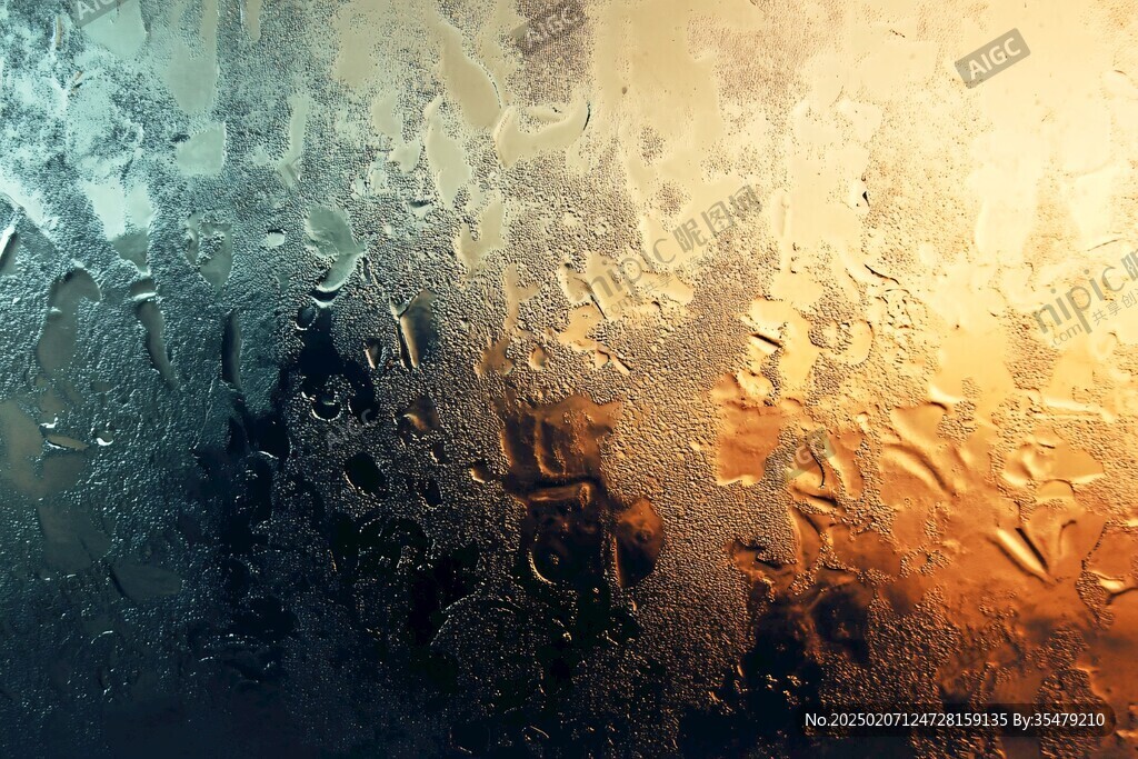 玻璃雨滴壁纸