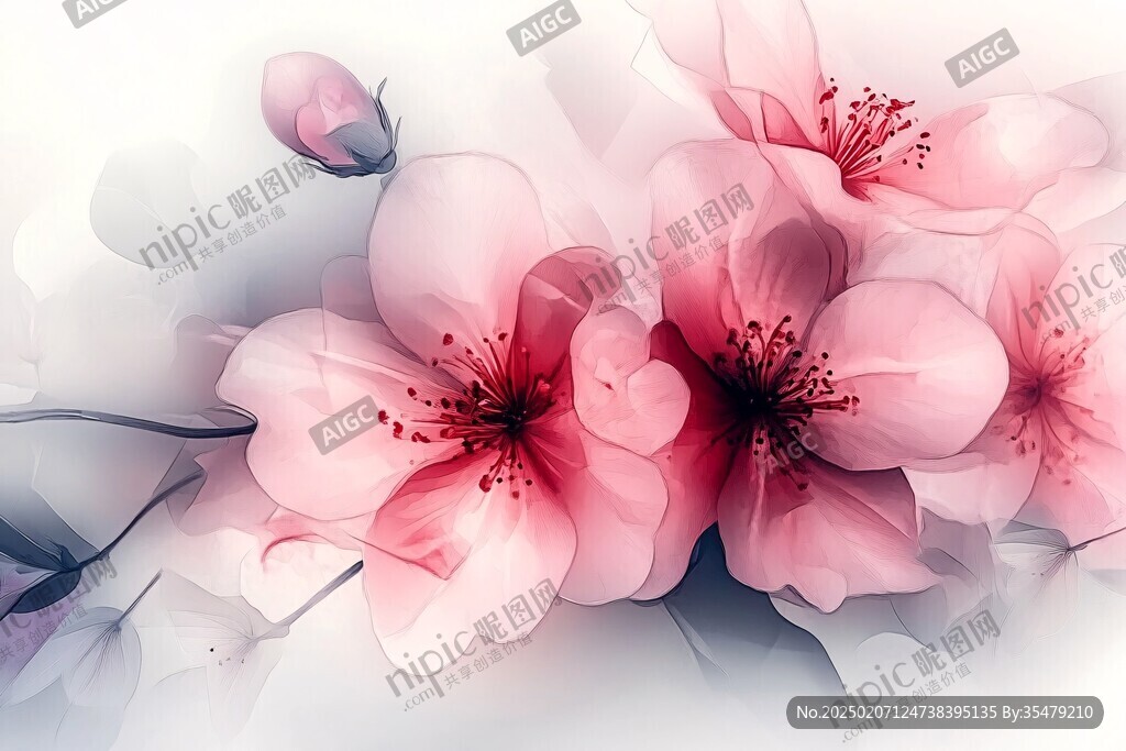 超清晰桃花