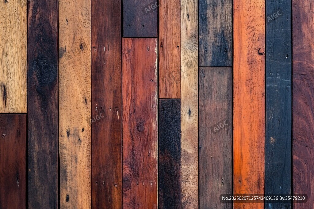 多种颜色木板木材