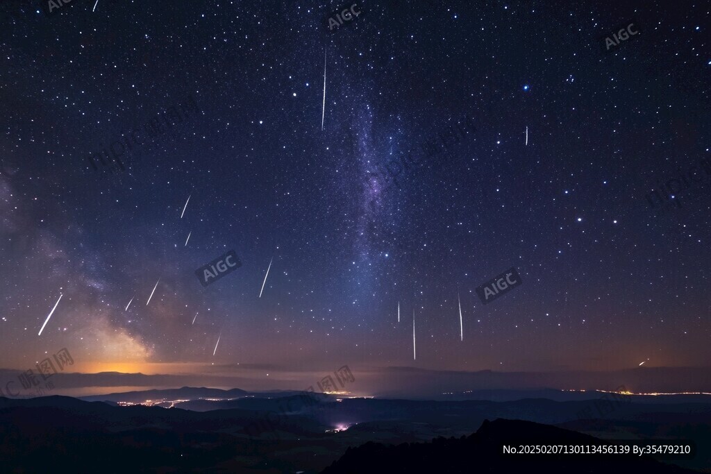 唯美流星雨