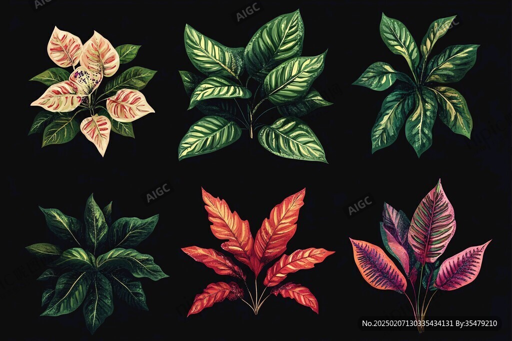热带植物插画
