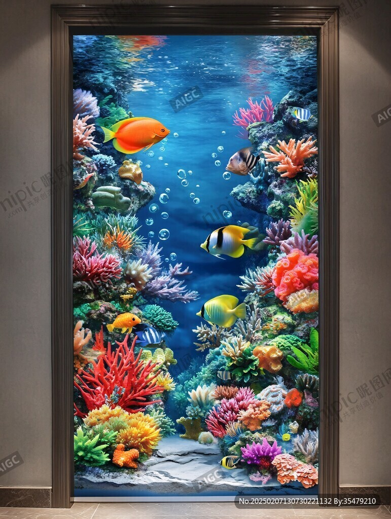 海洋主题橱窗