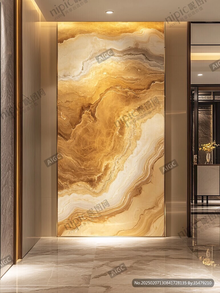 岩板形象画