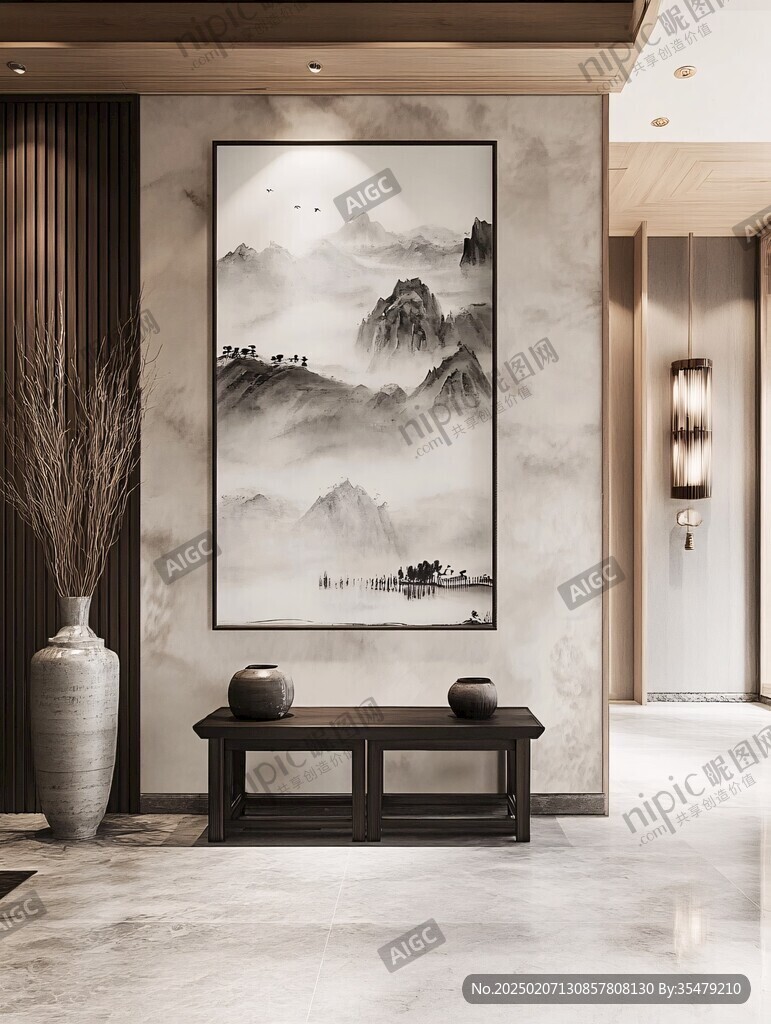 端景过道装饰挂画