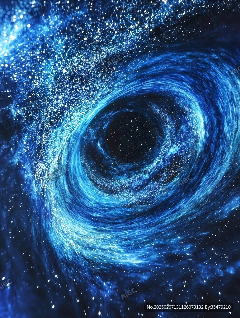 宇宙黑洞背景海报