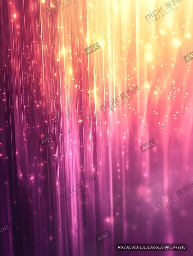 粉红色梦幻光线