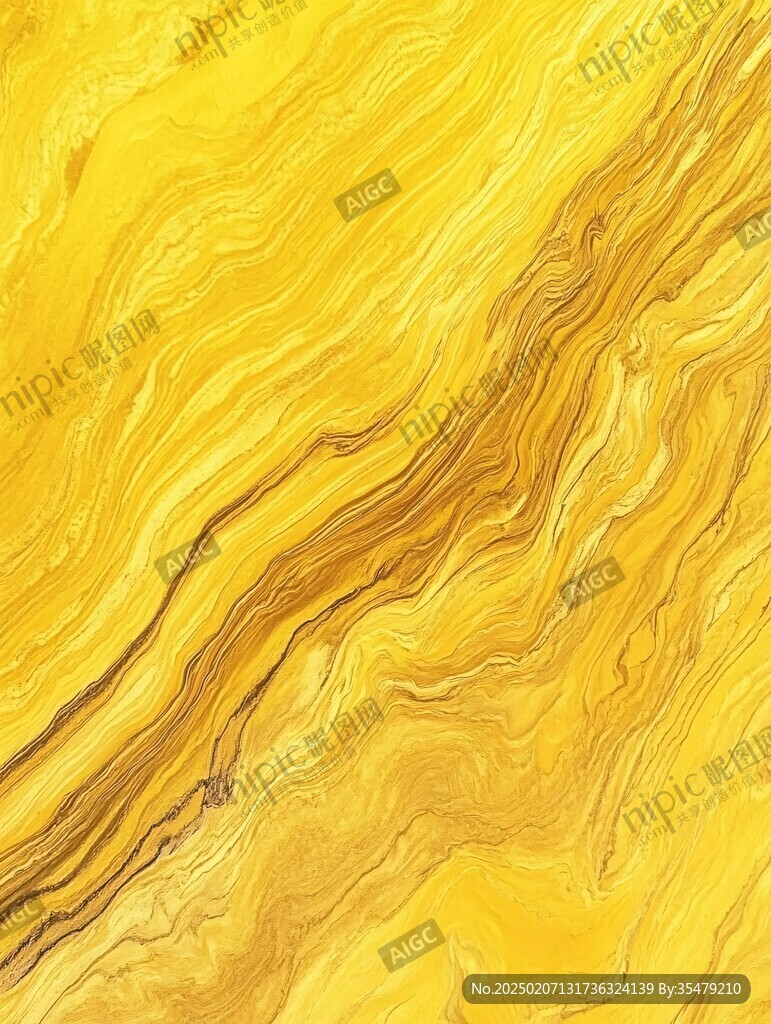 金色抽象流体纹理背景