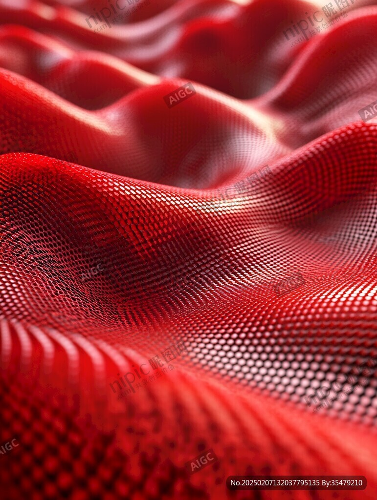 科技风红色