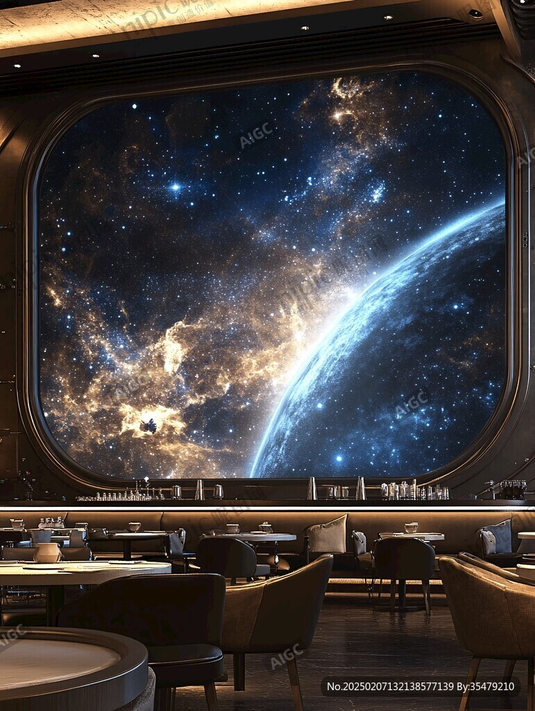 星球室内背景墙