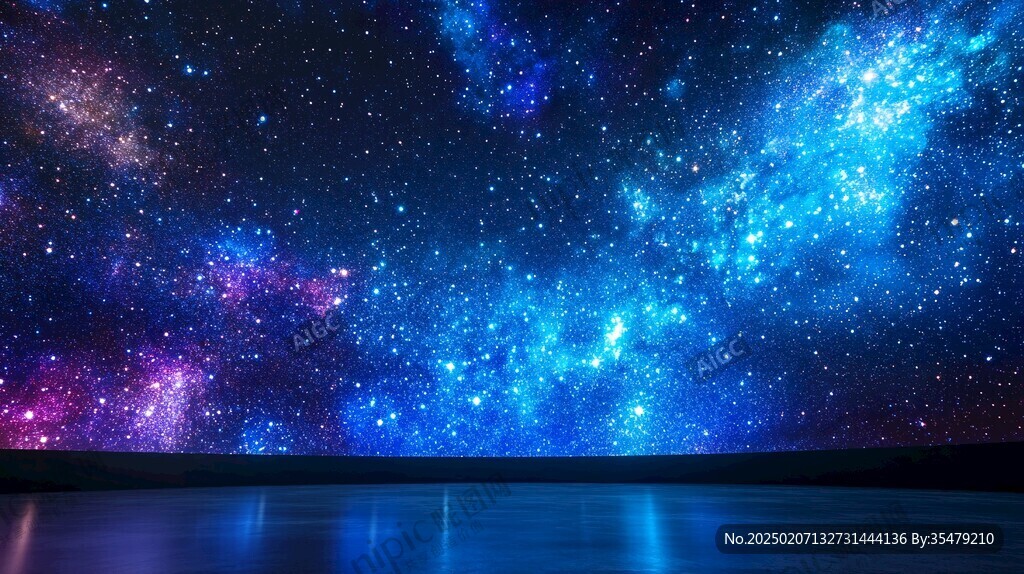 唯美宇宙会议背景