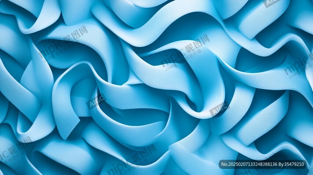 波浪立体纹理