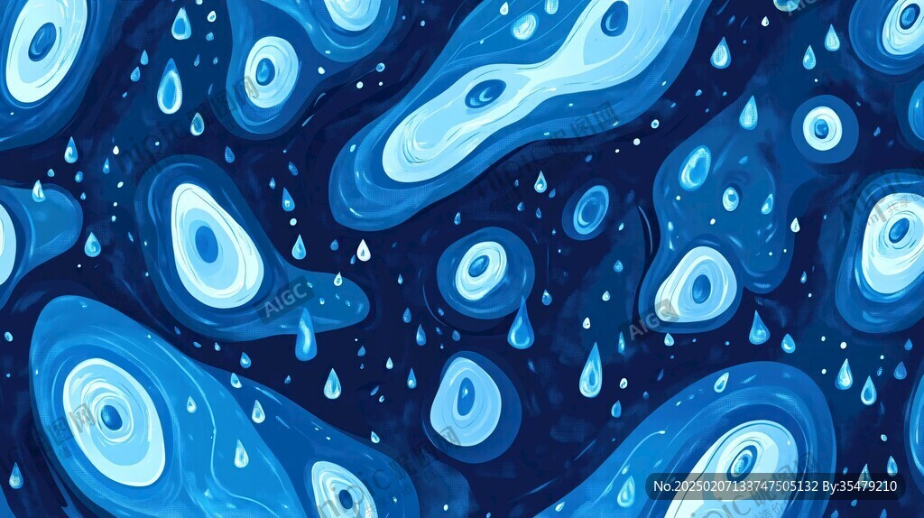 流动液滴状艺术背景