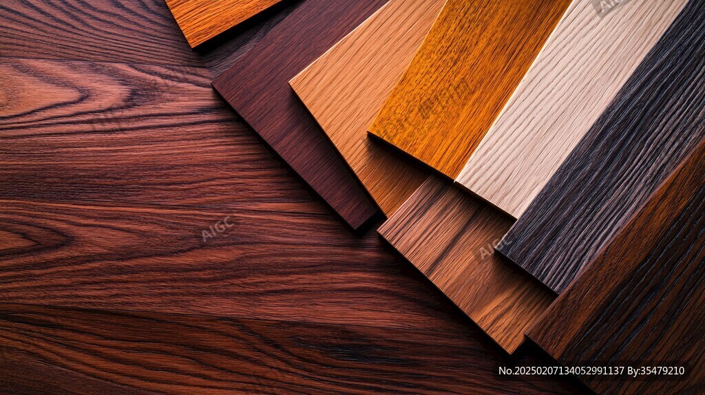 多种颜色木板木材