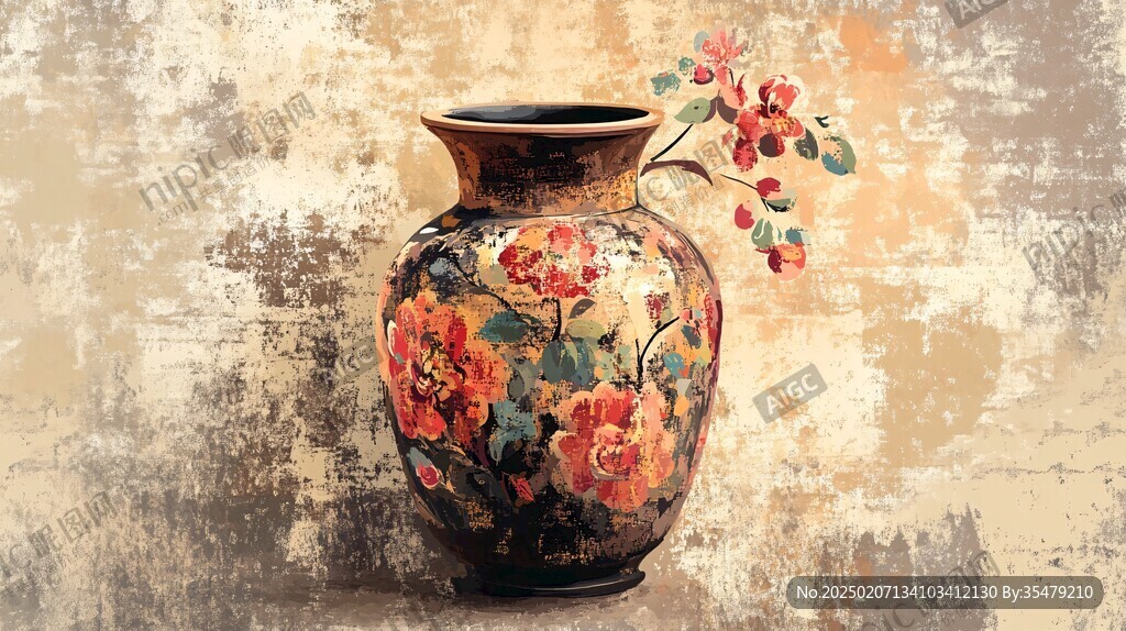 花瓶画